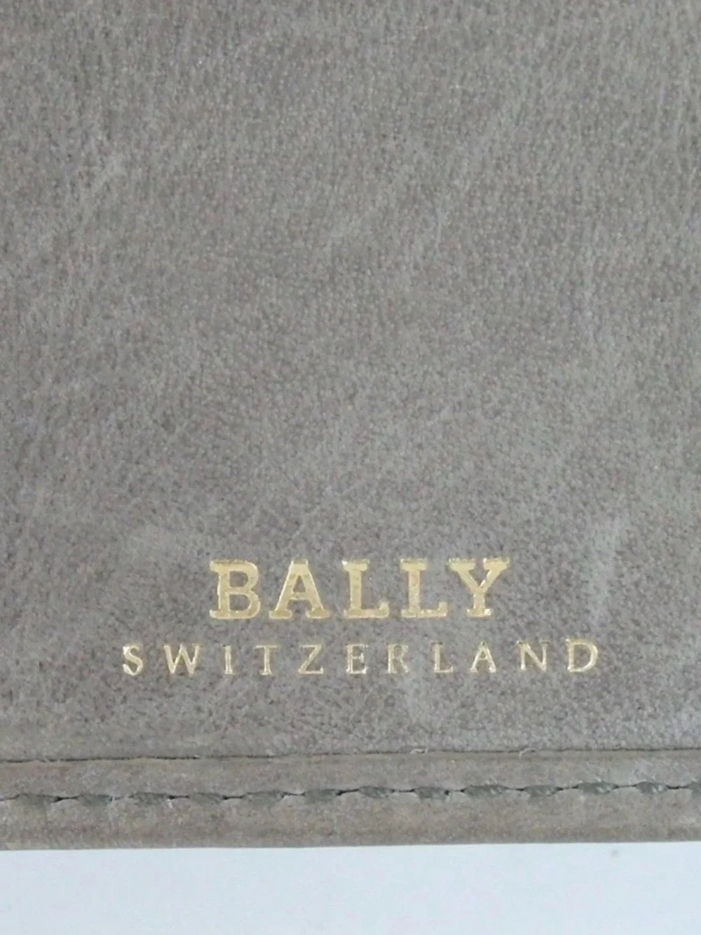 BALLY Signature Stripe Leather Bifold Wallet 🖤